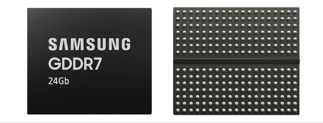 三星发布24GBGDDR7最高速率可达425Gbps计划2025年商用(图1)