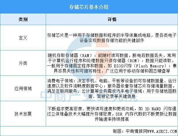 2025年中国存储芯片行业市场前景预测研究报告（简版）